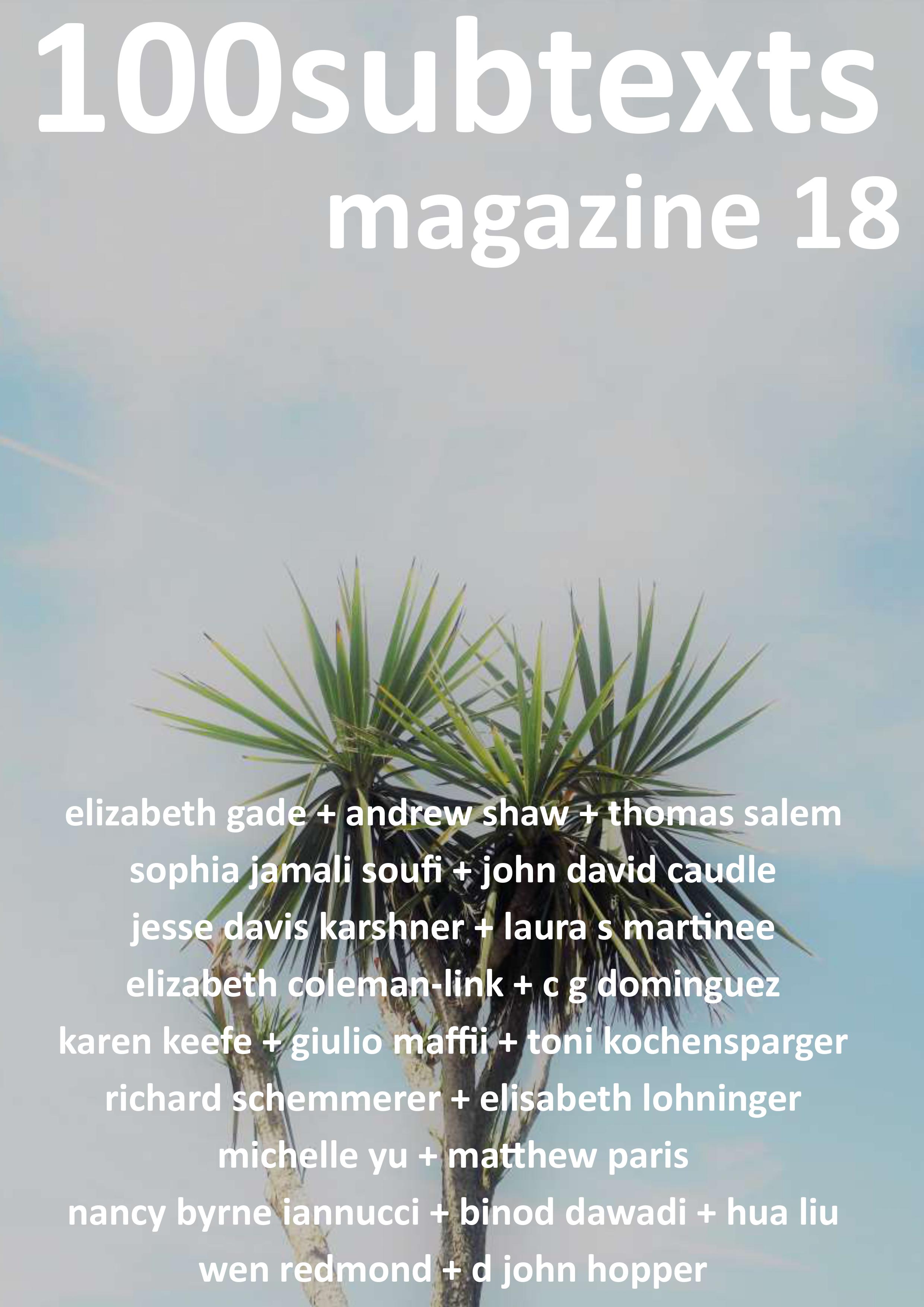 100subtexts Literary Magazine